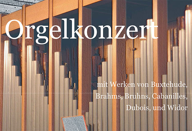 Orgelkonzert - Flyer ansehen